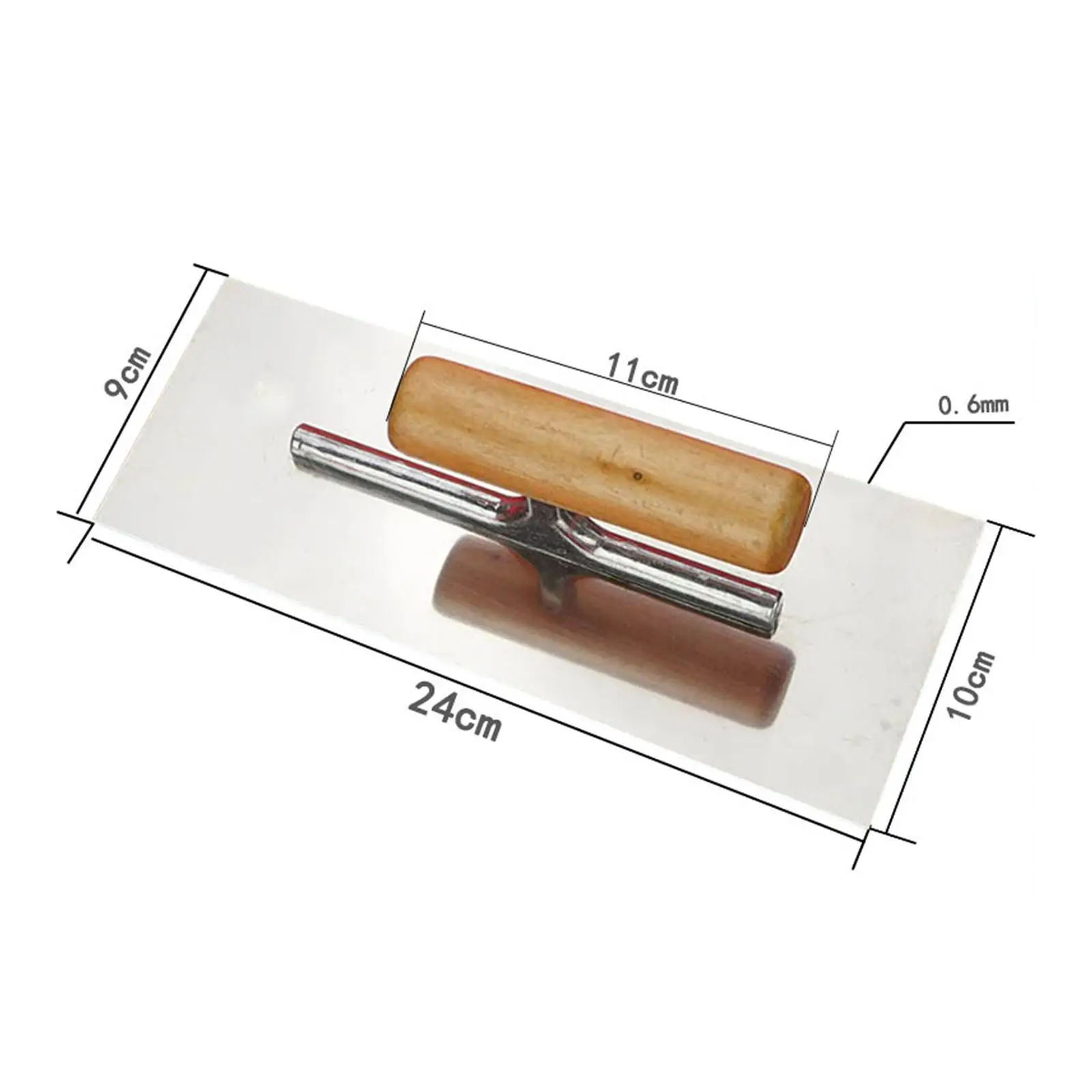 Plastering Trowel 24cmx10cmx9cm for Concrete Work Lining Tasks Plastering