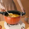 8L Pumpkin Micro Pressure Pot New Home Type Soup Pot Multifunctional Non Stick Pot Gas Stove Universal Soup Pot 2