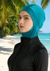 1 pièces Burkini Femme Hijab bain bain Hijab femmes été plage instantané Turban casquette