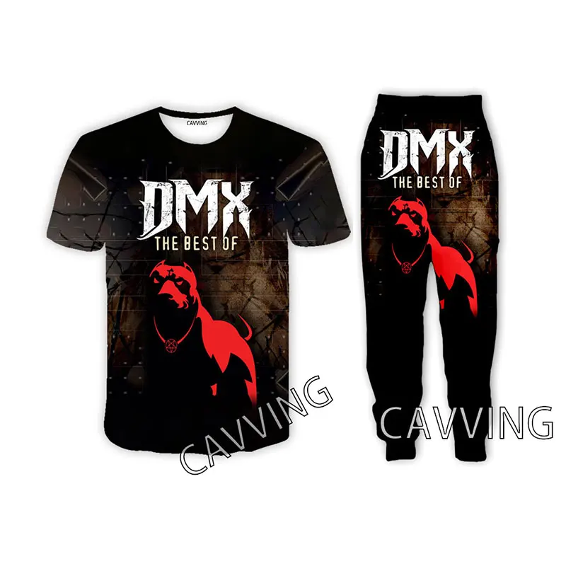 Rapper DMX  3D Printed Casual T-shirt + Pants Jogging Pants Trousers Suit Clothes Women/ Men Sets for Women/Men   R02 3