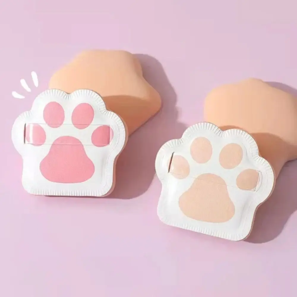 Cat Paw Powder Puff Super Soft Makeup Sponge For Foundation Cream Powder Blender Puff Cosmetics Beauty Accessory Cosmetics Tool