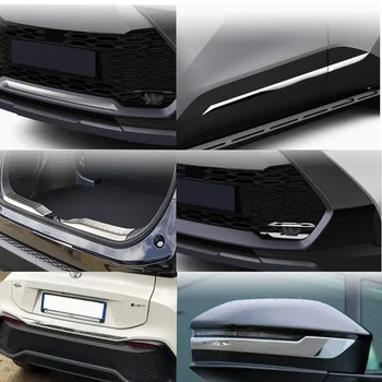 Exterior Accessories For Toyota CHR C-HR 2024 2025 ABS Chrome Black Side Door Body Cover Trim Front Rear Bumper Moulding Trim 1