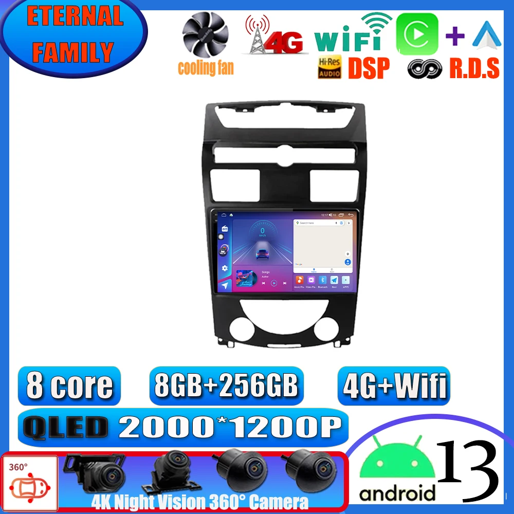 Android 13 2 DIN Radio Coche Pantalla Táctil de 10 Radio para SsangYong Rexton Y250 II 2 2006-2012 Unidad Central estéreo Coche con Navegación GPS Bluetooth Radio FM Cámara Trasera(T6 2+32G Android 13 2 DIN Radio Coche Pantalla Táctil de 10 Radio para SsangYong Rexton Y250 II 2 2006-2012 Unidad Central estéreo Coche con Navegación GPS Bluetooth Radio FM Cámara Trasera(T6 2+32G