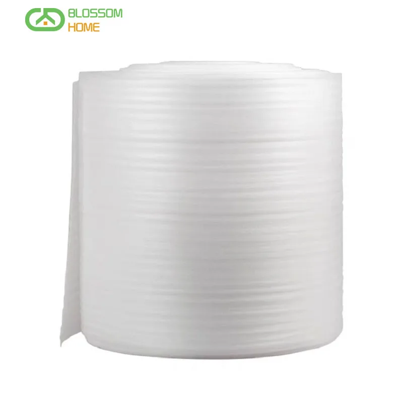 

0.5mm Thickness Width 30CM EPE Pearl Cotton Shockproof Shatterproof Foam Wrap Sheets for Packing Shipping White Color