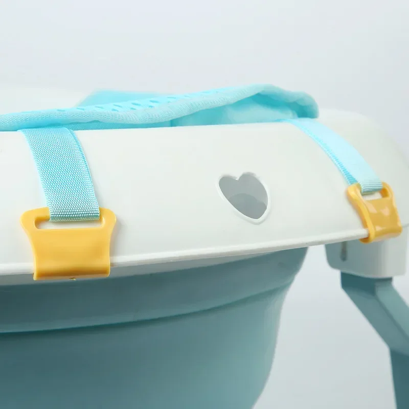 Tappetino da bagno per neonato T-Net regolabile per vasca da bagno per neonato Protezione per il bagno Accessori per il bagno Prodotti per bambini Tappetino e doccia pieghevoli - immagine 3