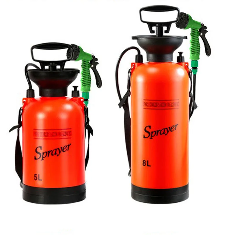 

5/8L Car Washing Small Sprayer Portable Outdoor Camping Shower Multi-Function Bath Sprayer Watering Flowers For Travel Auto Part