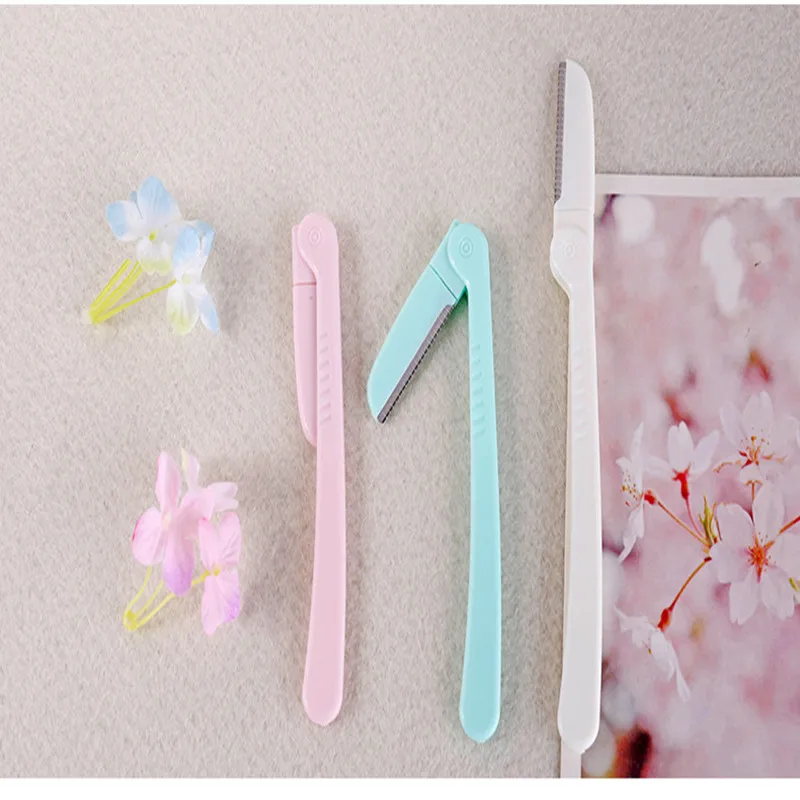 3/6/9PC Beginners Eyebrow Trimmer Set Blade Anti-Scratch Razor Macro Mesh Eyebrow Knife Makeup Trimming Makeup Tool
