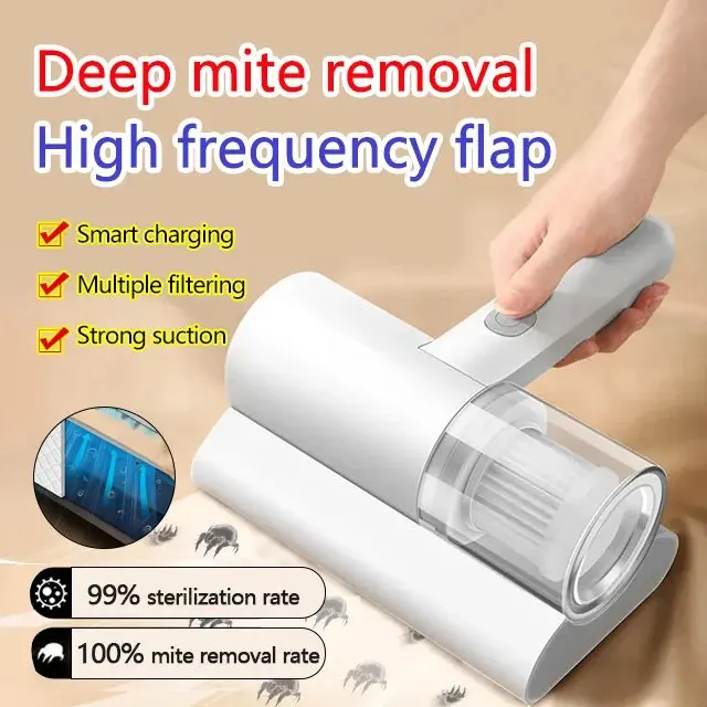 

Electric UV Mite Remover Household Bed Mattress Sofa Pillows Mite Removal Instrument Waterproof mini Vacuum Cleaner Lint Remover