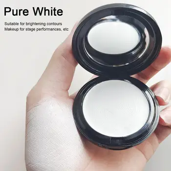 Goth White Makeup Foundation Cream Concealer Cosplay Halloween White Face Face Paint Face Body Clown Cream White Make-Up Zo U6N6