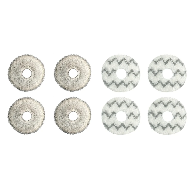 

Set of 4 Absorbent Robot Mop Pads Vacuum Cleaners Washable Mop Cloth Sweeping Robot Replacement Cloth Material for New Dropship