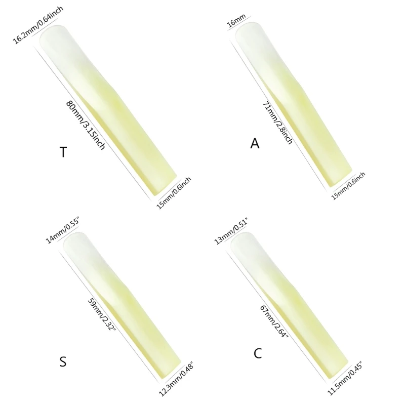 Saxophone Reeds Saxophone Accessories Clarinet Accessories Alto Saxophone Sax Reeds Strength 1.5 2.0 2.5 Alto Saxophone Reeds Resin Reed for Clarinet Soprano or Sax