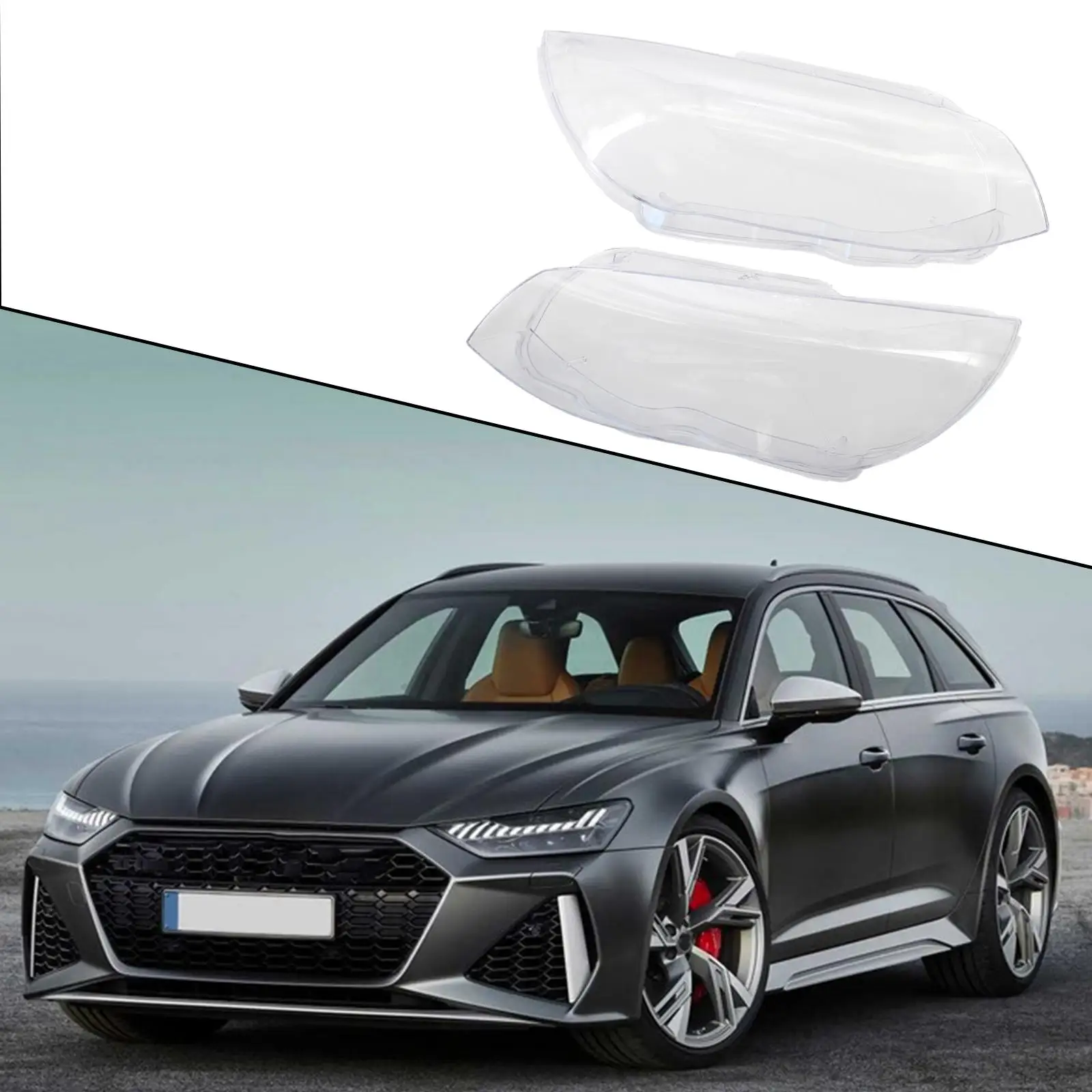 

Left And Right Plastic Headlight Lens for E92 E93 2010-2013