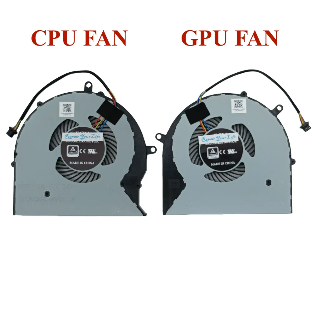 Cpu Gpu Ventilador de Refrigeração para Asus Fx63v Fx63vm Fz63vm Fx503vm S5am Gl703 Rog Strix Gl703vm Gl503vm Série Dfs552012m00t Refrigerador Novo - Imagem 4