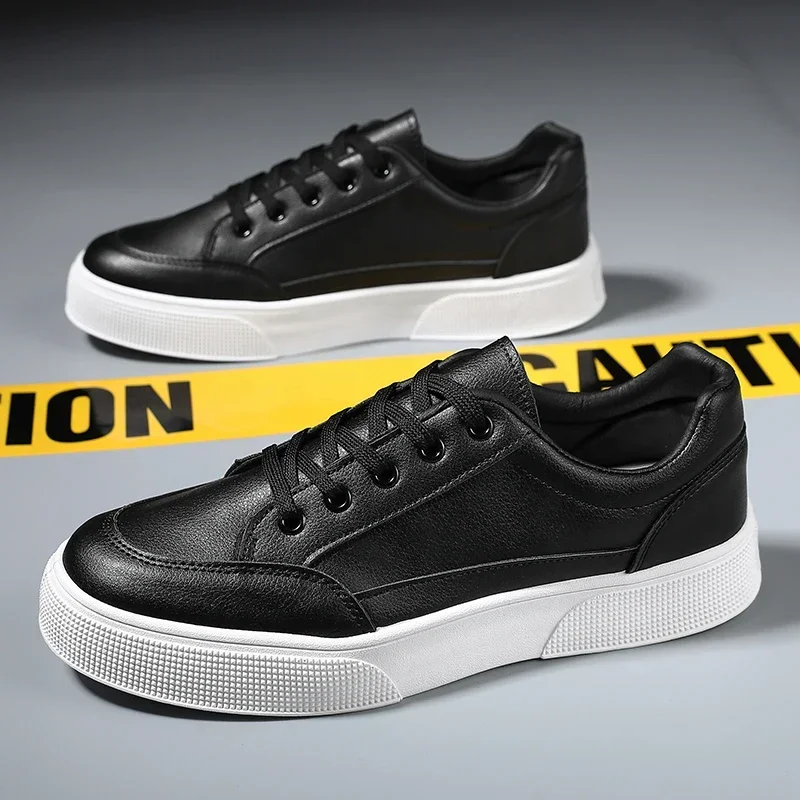 Men's New Fashion Trend Low White Shoes Sneakers Men's Shoes Spring and Summer Canvas Breathable Casual Board