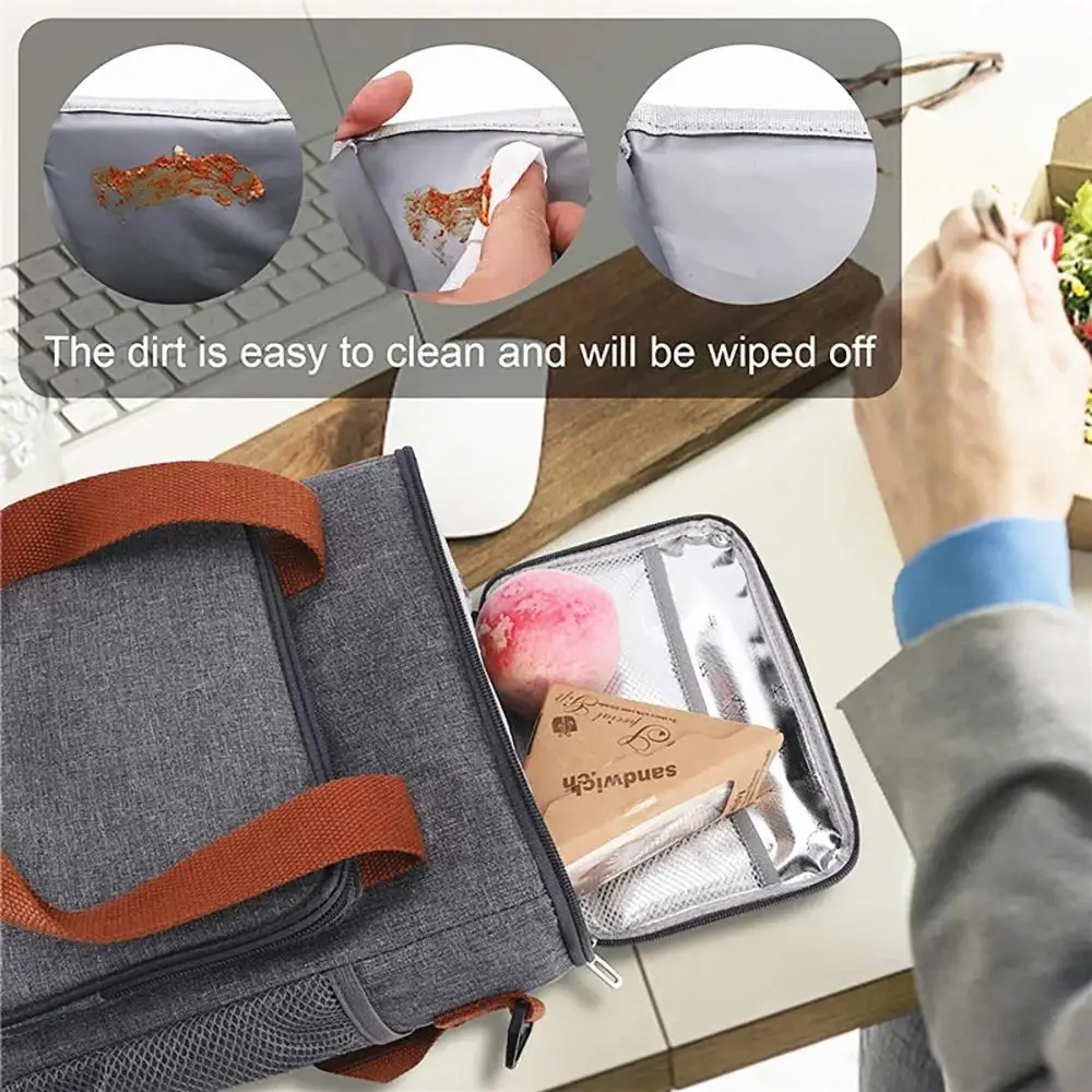 Outdoor Picnic Bag thickened lunch box bento bag Heat Preservation Lunch Box insulation Cooler Bag for Camping Travel