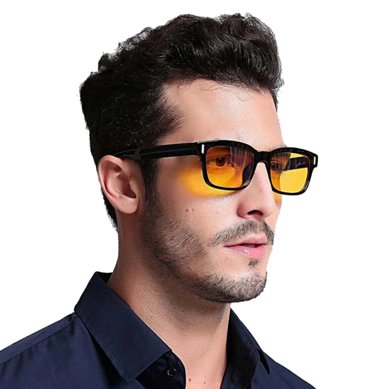 Gafas de ordenador rayos azules para hombre, lentes con pantalla de diseño de marca, para oficina, videojuegos, luz azul, bloqueo de rayos UV|De los hombres gafas de Marcos| AliExpress