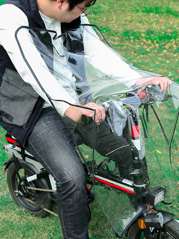 Motorrad Abdeckung Transparent Protector Covers Alle Saison Outdoor Wasserdicht Bike Roller Regen Staubdicht Abdeckungen Mopeds Windcover – Detail 2