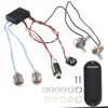 2 Band Active Bass Guitar EQ Equalizer Preamp Circuit Pickup Black 3