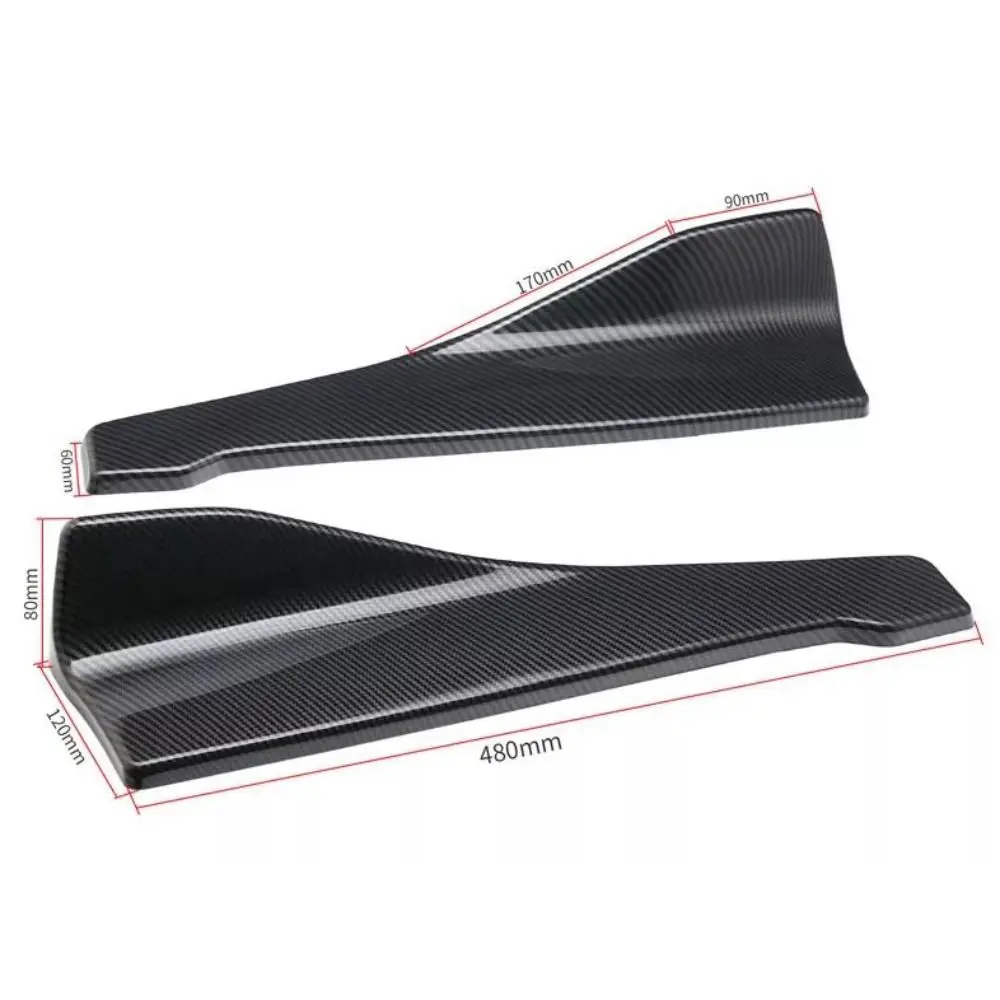 Spoiler Splitter per Paraurti Auto, Estensioni in Fibra di Carbonio, Minigonne Laterali, Barre Paraurti, Diffusore ABS, Protezione Antigraffio - Image 5