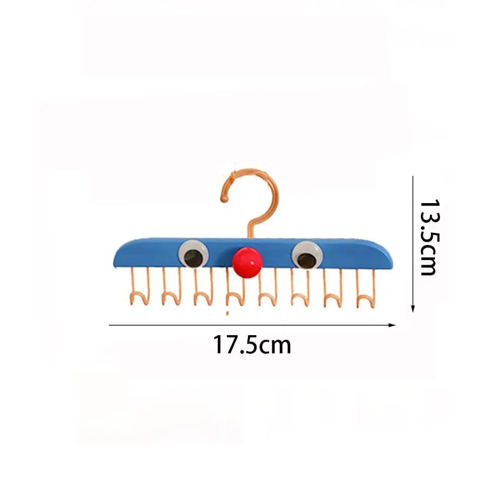 Multi-functiona Storage Hanger Multiple Hooks Traceless Camisoles Hook Clothes Drying Tools Cartoon Expressions 6
