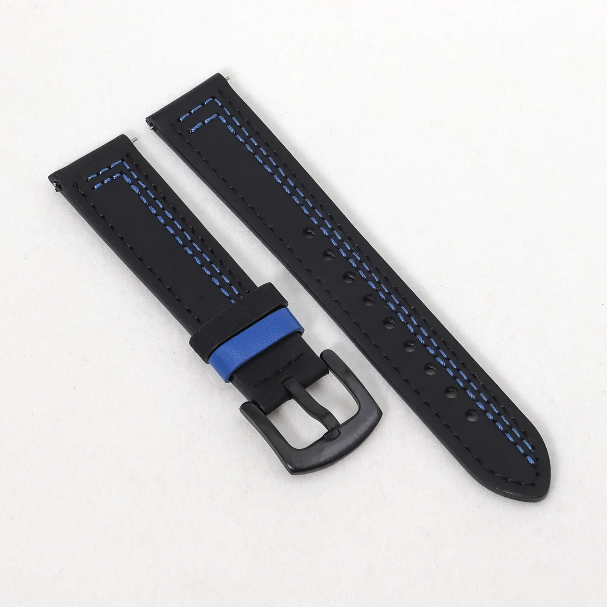 Premium Leather Watch Band - 20mm/22mm Sizes - Elegant Wrist Bracelet