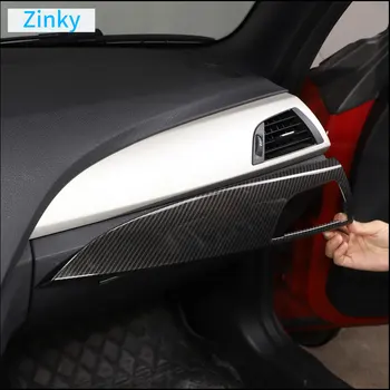Zinky ABS Carbon Fiber Pattern Side Air Outlet Panel for BMW 1 2 Series F20 F21 F22 F23 2012-2017 Interior Accessories LHD 1