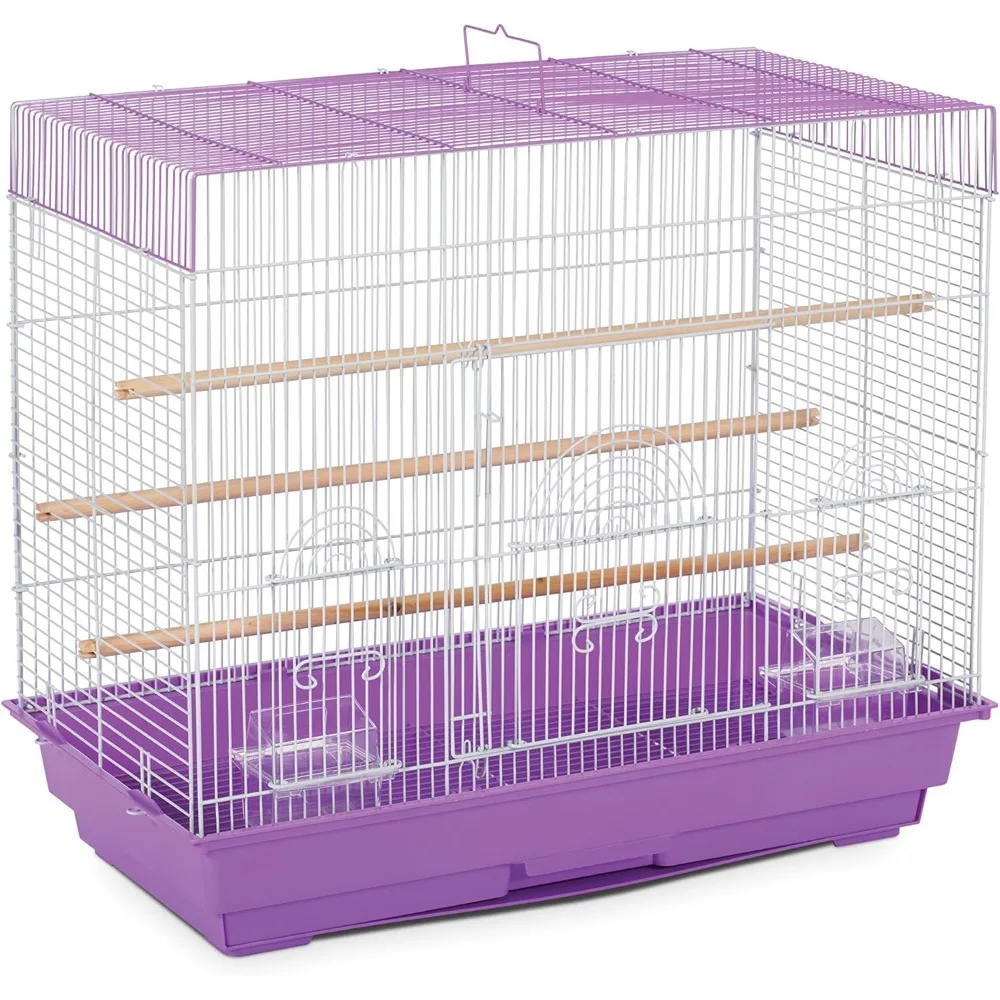 

Prevue Pet Products SP1804-3 Flight Cage, Lilac/White,26" L X 14" W X 22 1/4" H Bird Cage Decoration