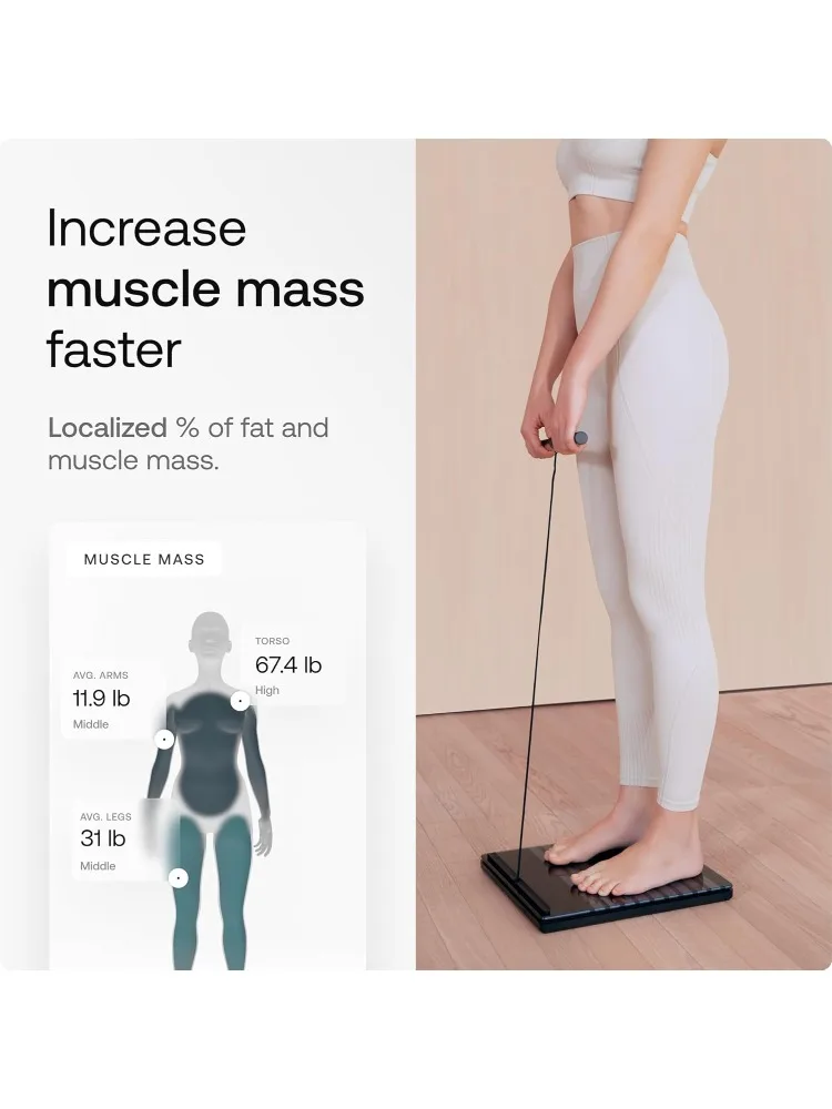 Smart Scales with Full Body Analysis  Bone Density, Visceral Fat, Digital Personal Scales/Body Fat Scales with Bluetooth 2
