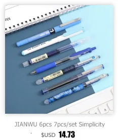 JIANWU 7pcs or 10pcs/set Cute Basic color Washi Tape Scrapbook DIY  Masking Tape School Stationery Store Journal supplies