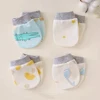 5 Pairs/Set Baby Cotton Soft Mitten Newborn Anti-eat Hand Anti Scratch Face Protect Glove Baby Gloves 0-3 Months 3