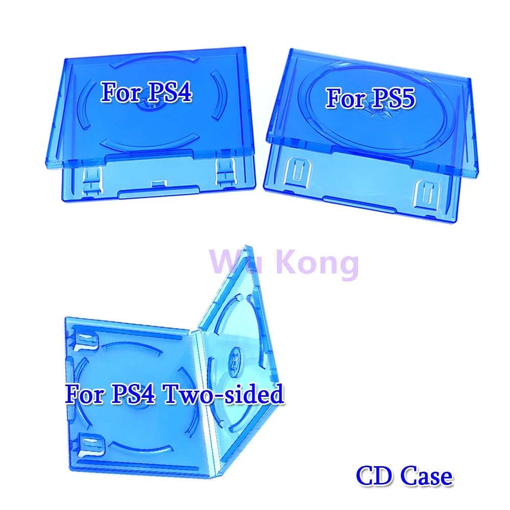 Durable Blue Double-Sided Disc Storage Case