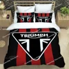 3D T-Triumphs Motorcycle Bedding Sets Exquisite Bed Supplies Set Duvet Cover Bed Comforter Set Bedding Set Luxury Birthday Gift 1