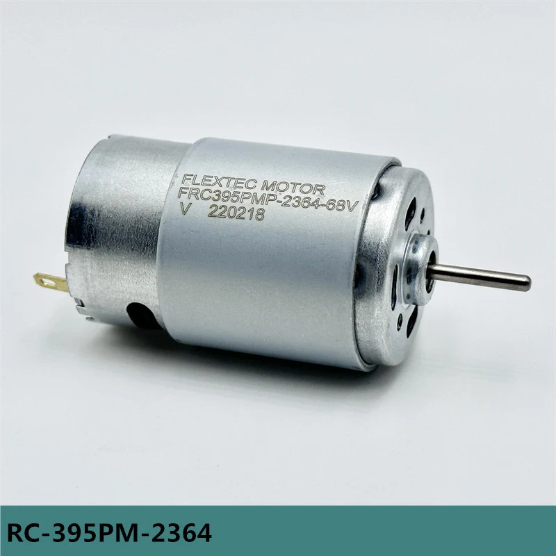 Vue en coupe du moteur électrique RC-395 30mm 12V-24V pour robot DIY, révélant les bobines et l'aimant
