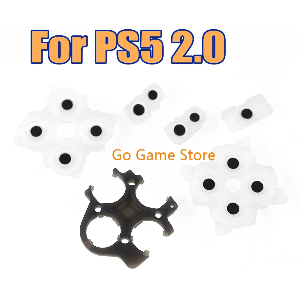 

for PlayStation PS5 V1 V2 Controller Adhesive Button Pad Keypad Silicone Conductive Rubber