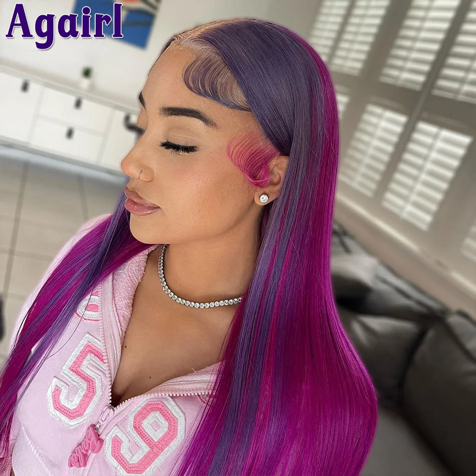 Рисунок 6 - 32 дюйма Омбре серый фиолетовый