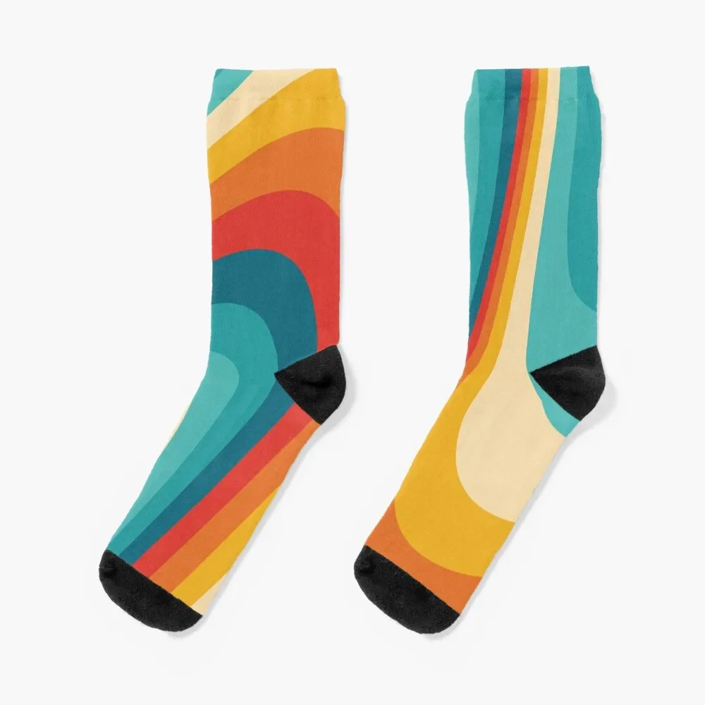 

70s Retro Aesthetic Socks basketball winter Socks Women Men's