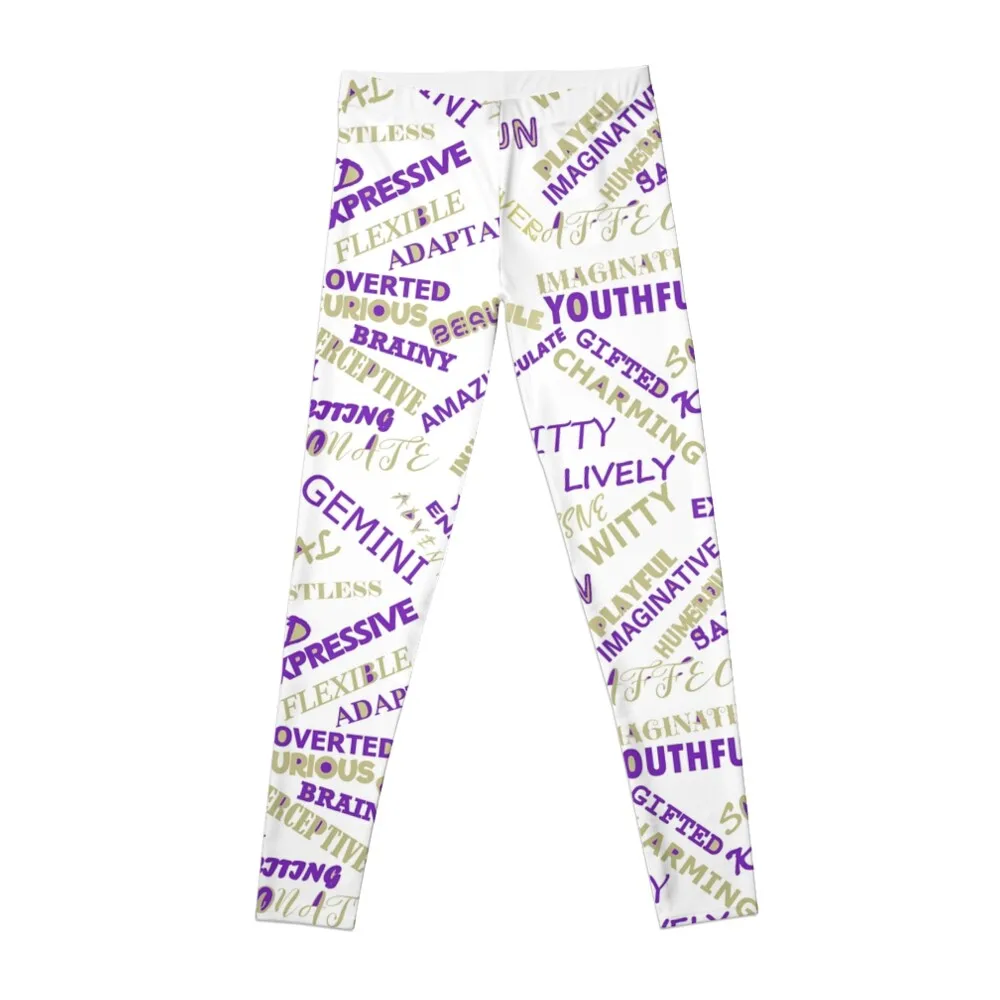 

GEMINI WOMAN TRAITS Leggings Women's trousers sports woman gym Womens Leggings