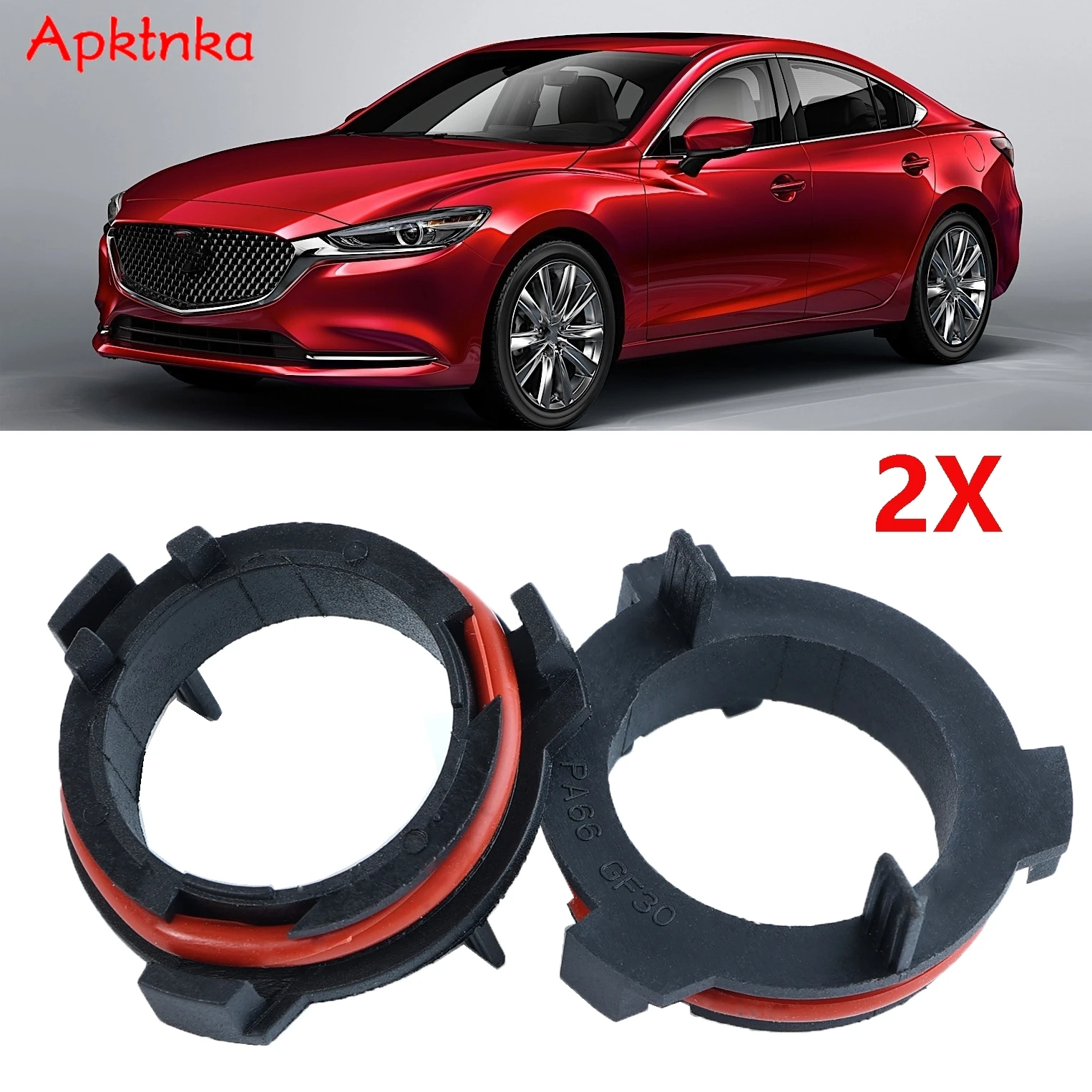 

2X Bulb Adapter For Opel Astra Corsa Mokka X Insignia Crossland X H7 Car LED Headlight Base Retainer Headlamp Socket Holder Clip