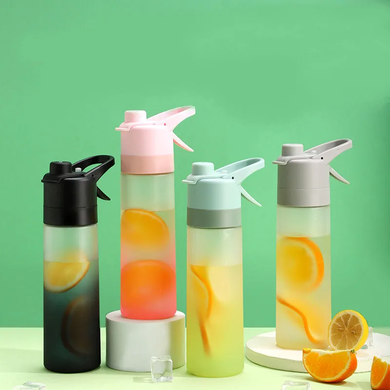 

650ml Summer Outdoor Sport Water Bottles BPA Free Portable Gym Anti-fall Leak-proof Large Capacity Fitness Kettle
