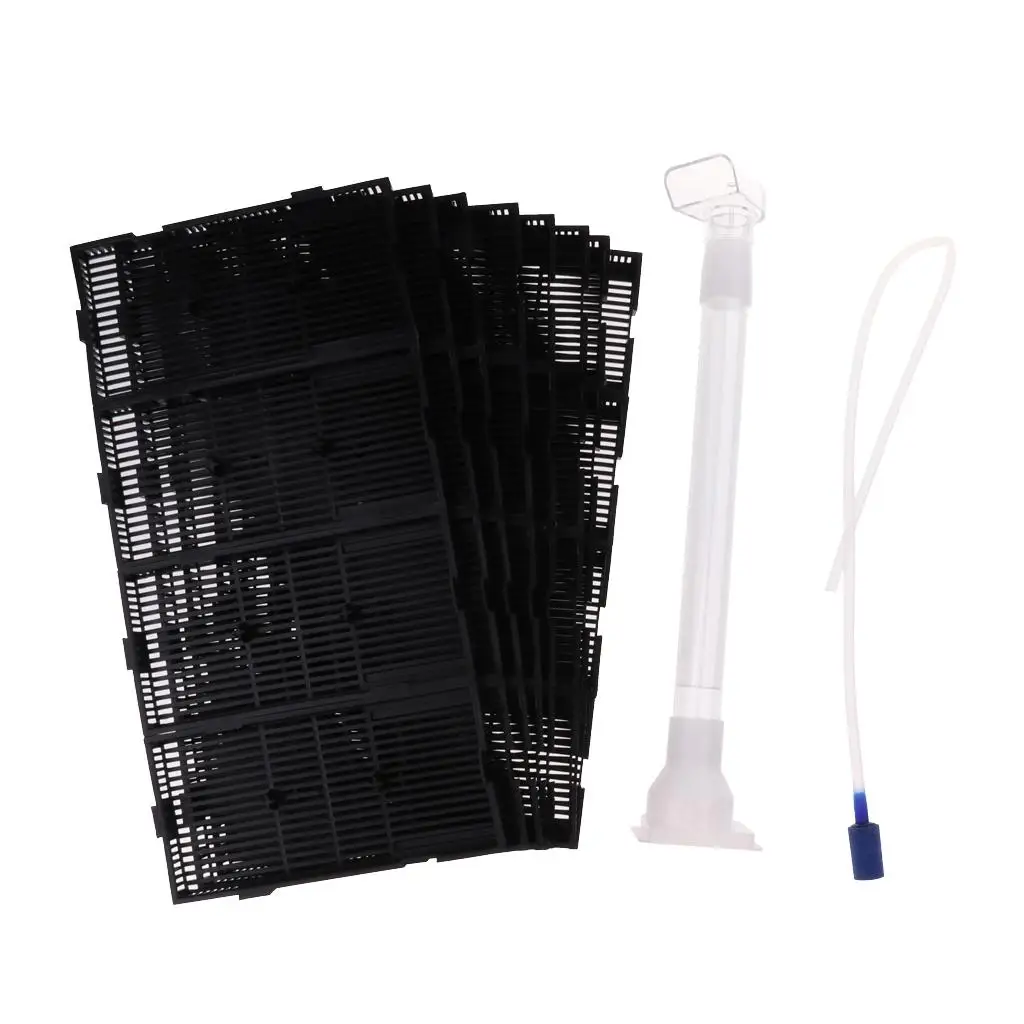 Aquarium Filter Aquarium Under Gravel Filter Fish Tank Filter Board Plate Air Tube Plastic RS-24P/28P/32P