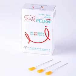 50 Pcs/pack EACU Eaku Sterile Acupuncture Needles Blade Flat Edge Knife Acupotomy Plastic Handle Disposable Masajeador
