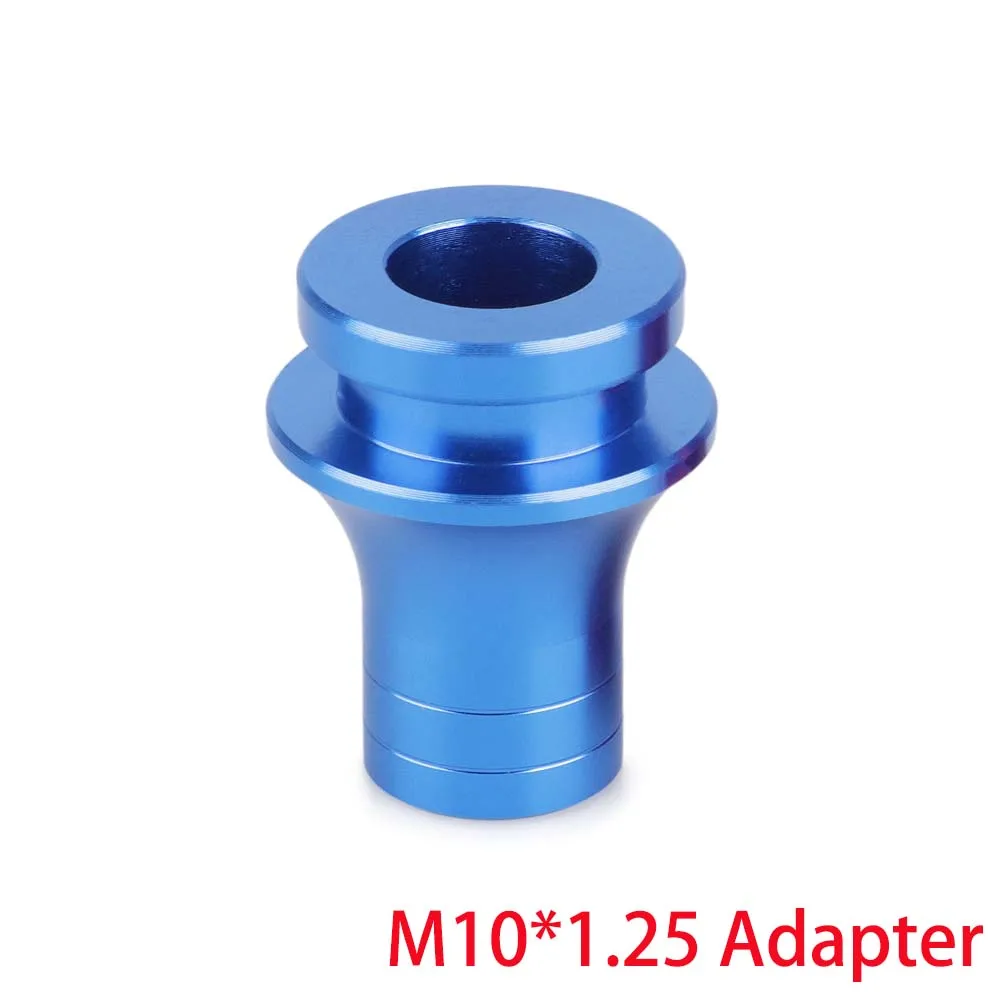 thumbnail image 2 of Universal Car Gear Stick Knob Adapter Aluminum M12x1.25 For Thread Free Shift Levers (Blue 2 of 11