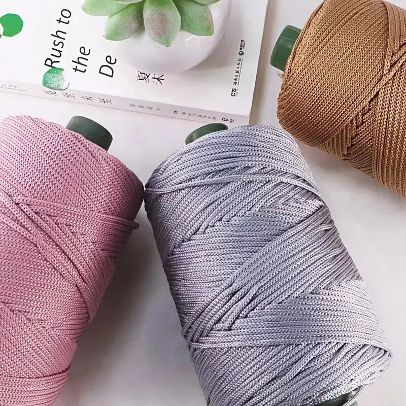 225g Lightweight Ice Silk Thread Handcrafted for Summer Cool Hats, Sun Hats, Storage Baskets, Seat Cushions, Yarn 4