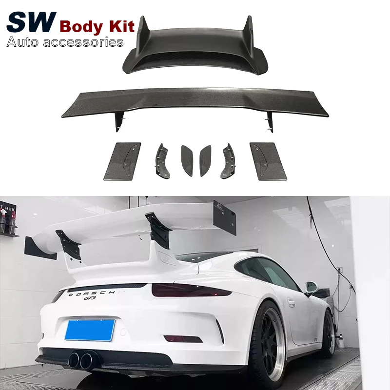 

Carbon Fiber APR Style 911 Rear Spoiler For Porsche 911 991.1 991.2 Upgrade Rear Trunk Spoiler Lip Guide Wing Lip Rear Wing