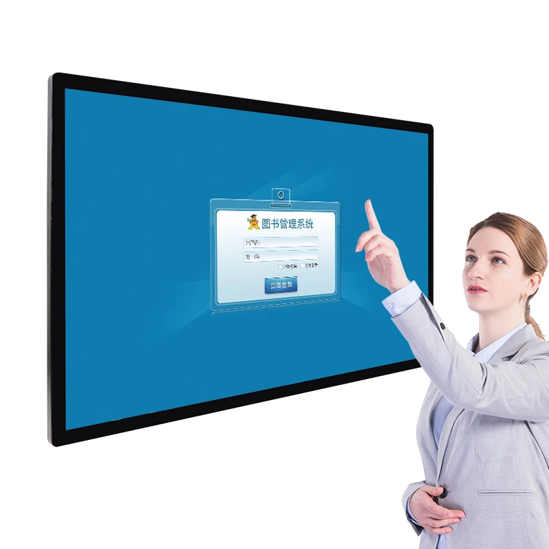 

Capacitive touch panel 32 43 55 inch IPS LCD screen HD waterproof all in one computer with vesa wall mount bracket