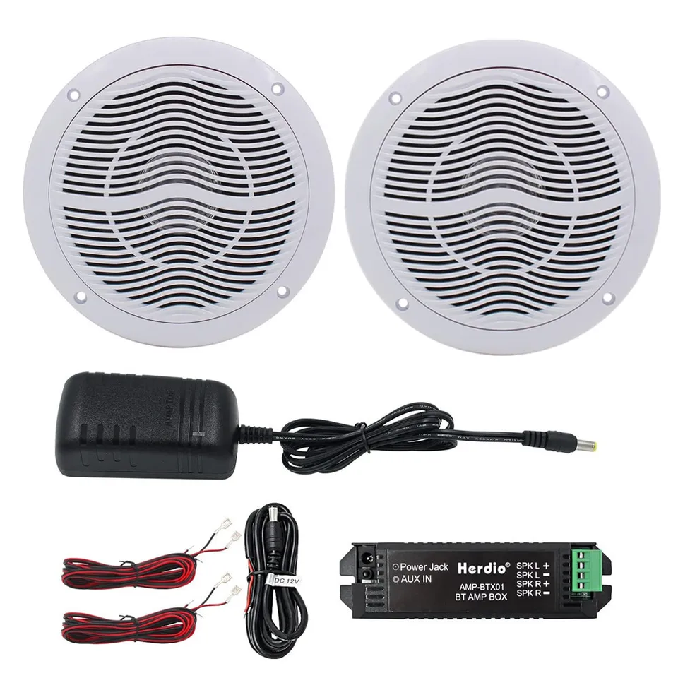 Herdio Waterproof Bluetooth Ceiling Speakers 2PCS