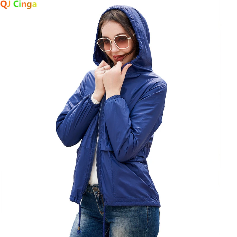 

Women Hiking Jacket Waterproof Quick Dry Camping Hunting Clothes Sun-Protective Outdoor Sports Coats Anti UV Windbreaker