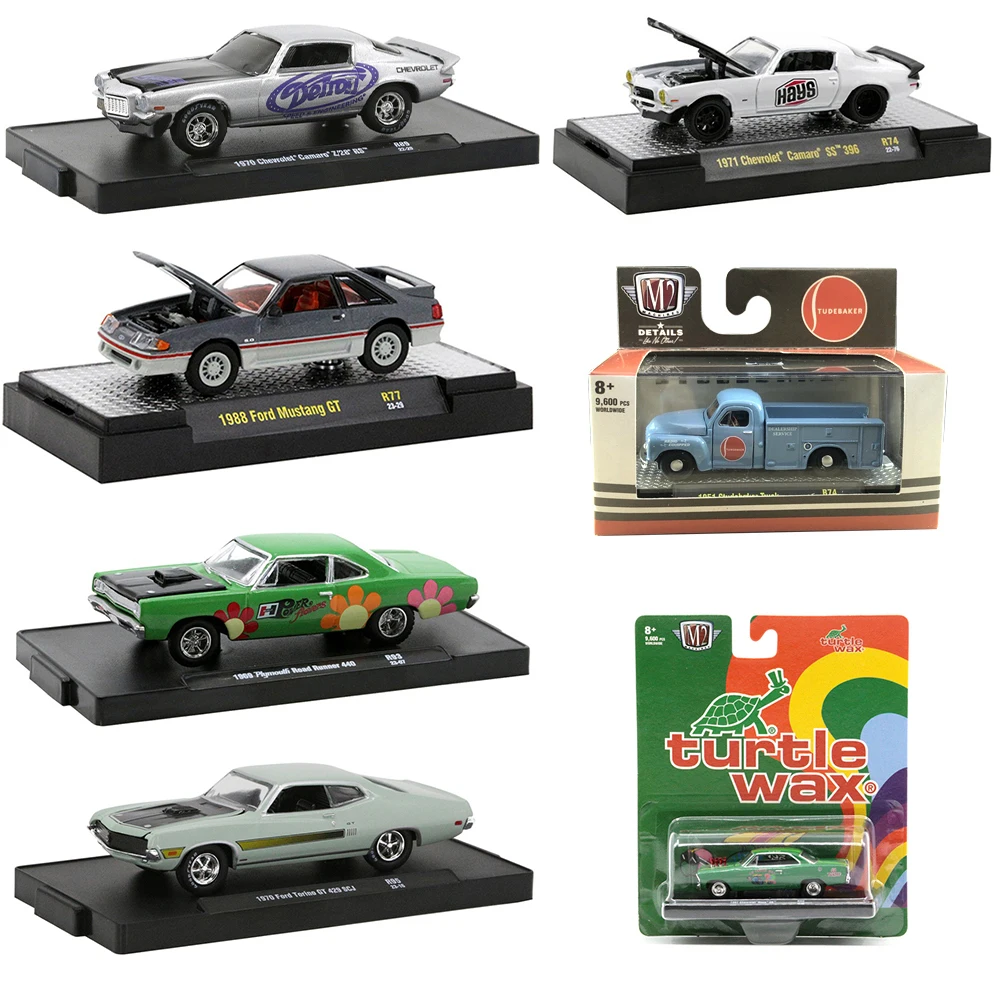 

Модель автомобиля GreenLight M2, модель автомобиля из сплава, модель автомобиля Bburago 1:64, Ford Chevrolet Ford, литые автомобили, имитация коллекционных игрушек, подарки, 1/64