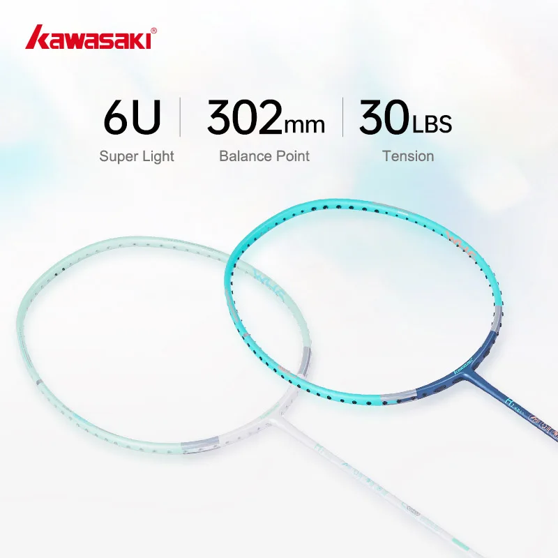 Kawasaki Super Light H2 6U Badminton Racket Professional 46T