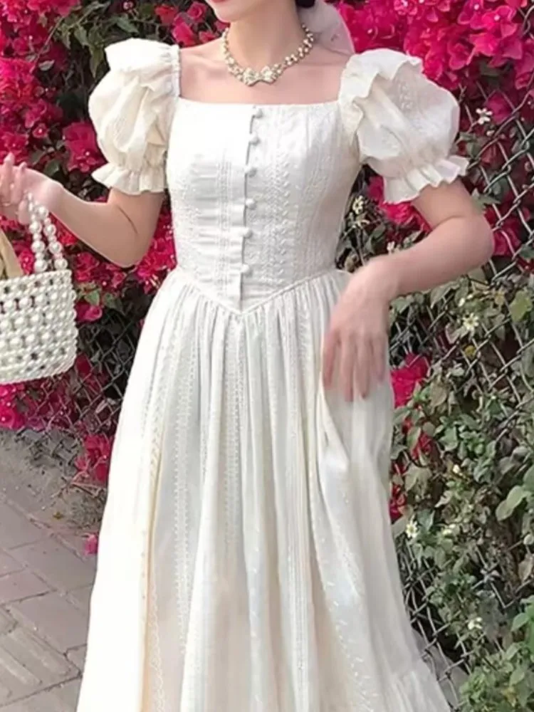 New Pretty French-style  Elegant Summer Women's Long Dress C7739 main image 1